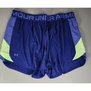 Under Armour Women’s Plus size 3XL UA Run shorts Blue New with Tag
